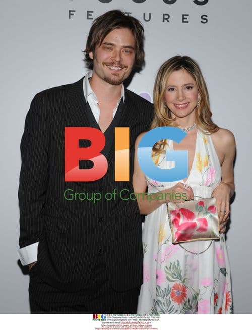 Mira Sorvino and Christopher Backus at Golden Globes After Party