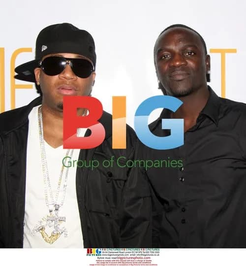 Rapper Red Cafe and Singer Akon at JET Nightclub