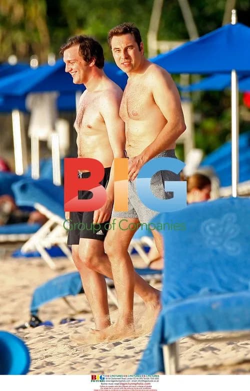 David Walliams in Barbados