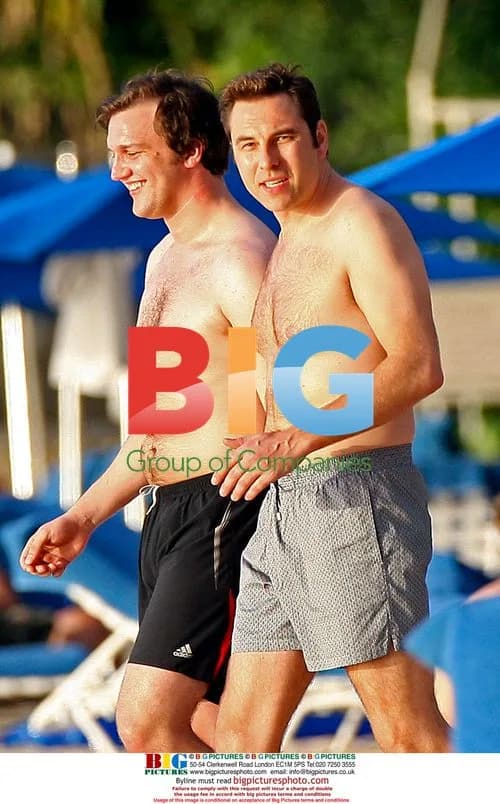 David Walliams in Barbados