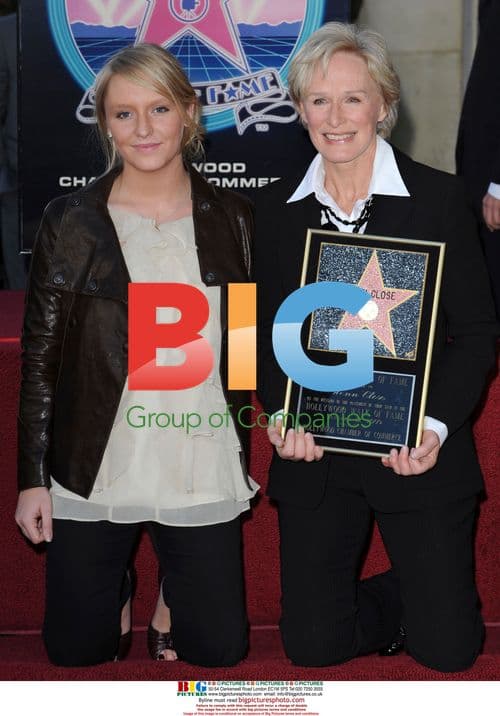 Glenn Close honored with star on Hollywood Walk of Fame