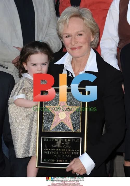 Glenn Close honored with star on Hollywood Walk of Fame