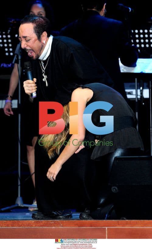 Gest and Kerry Katona at David Gest's Musical