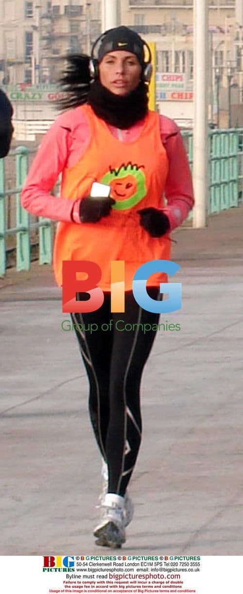 Katie Price and Peter Andre train for Marathon