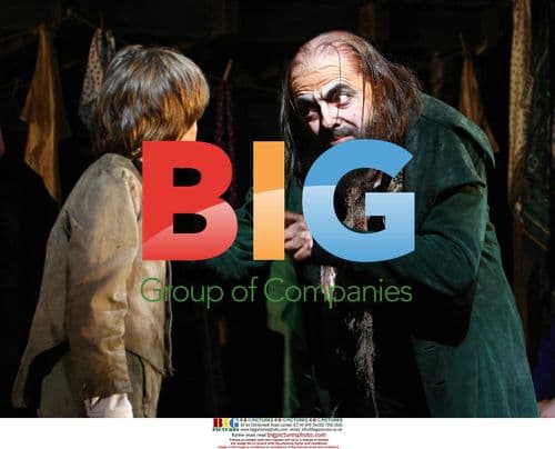 Rowan Atkinson as Fagan in Oliver Twist