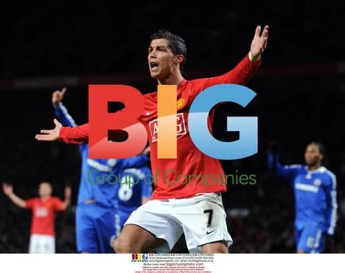 Cristiano Ronaldo at Manchester United vs Chelsea match