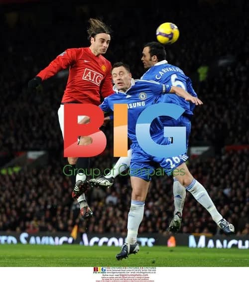 Dimitar Berbatov, John Terry and Ricardo Carvalho