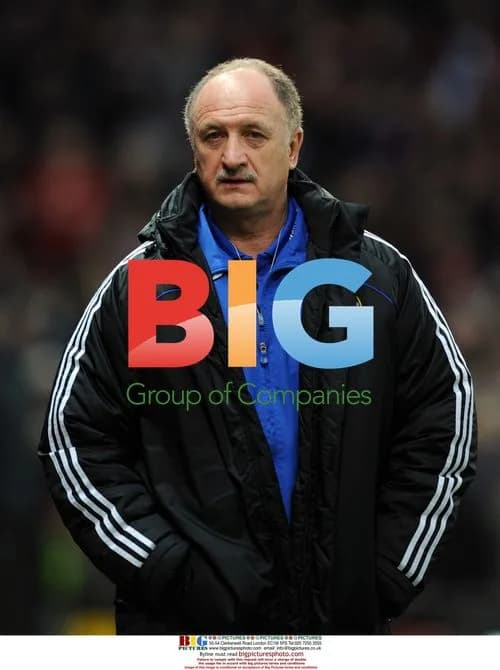 Luiz Felipe Scolari at Manchester United vs. Chelsea