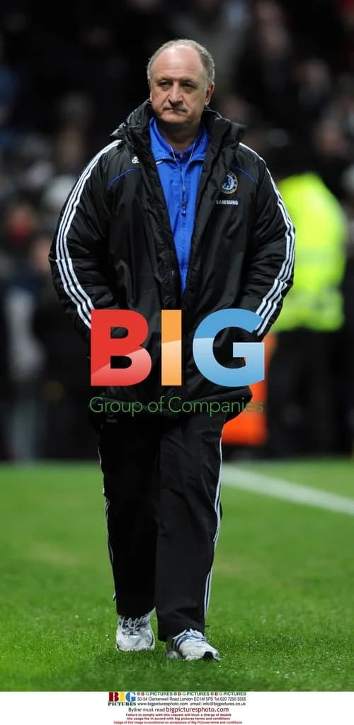 Luiz Felipe Scolari at Manchester United vs Chelsea Match