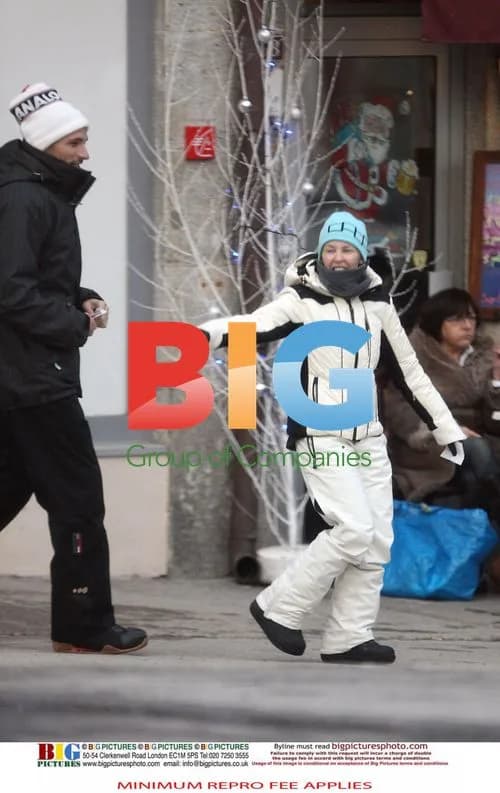 Kylie Minogue and Andres Velencoso in French Alps