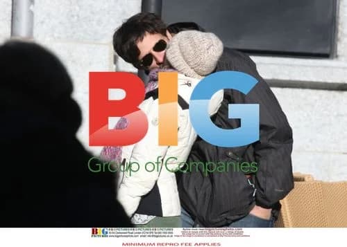 Kylie Minogue and Andres Velencoso in French Alps