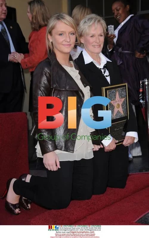 Glenn Close receives Hollywood Walk of Fame Star