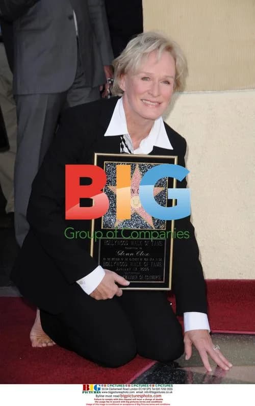 Glenn Close receives Hollywood Walk of Fame Star