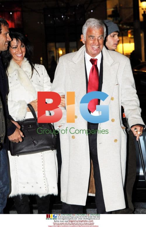 Jean-Paul Belmondo at Movie Premiere