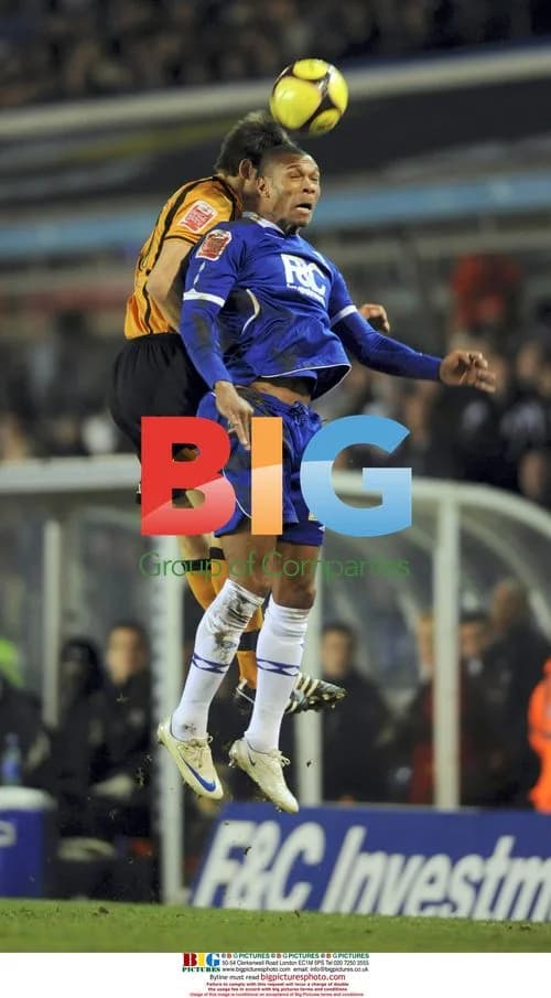 Marcus Bent at Birmingham City vs Wolverhampton FA Cup Match