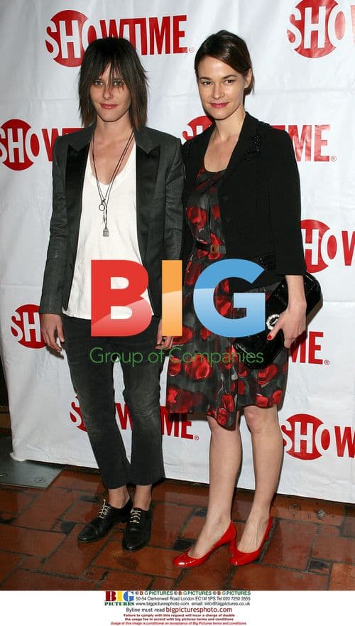 Kate Moennig and Leisha Hailey at Showtime TCA Party
