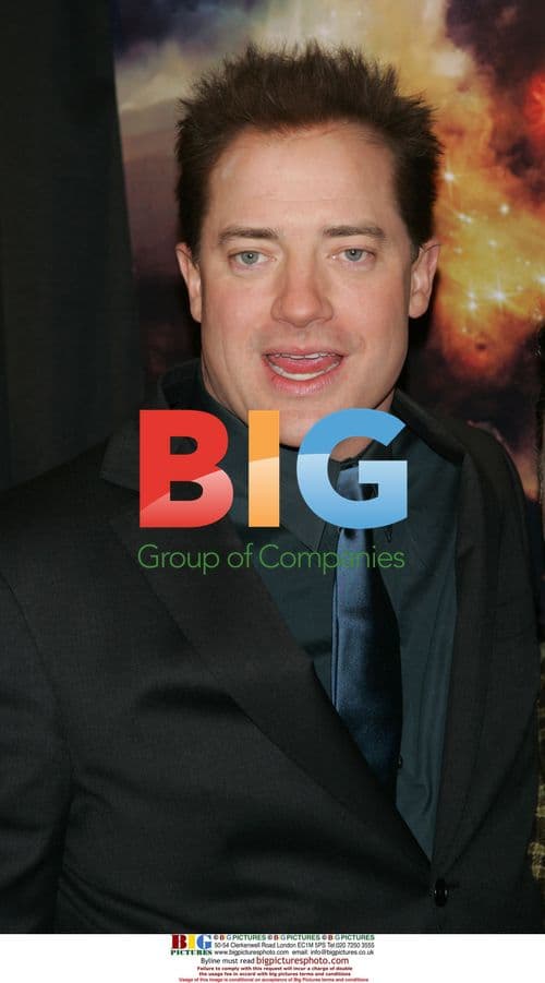 Brendan Fraser arrives for 'Inkheart' premiere