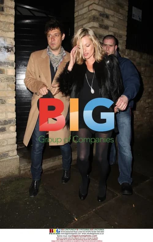 Kate Moss and Jamie Hince leave home for birthday