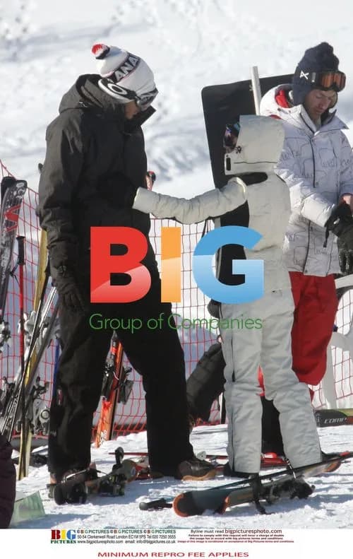 Kylie Minogue and Andres Velencoso in Alps Ski Resort