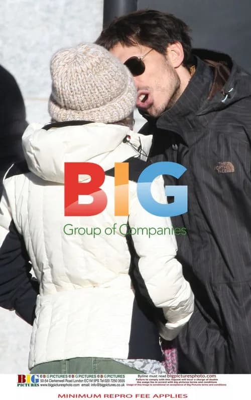 Kylie Minogue and Andres Velencoso in Alpes Ski Resort