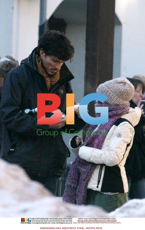Kylie Minogue and Boyfriend in Alps