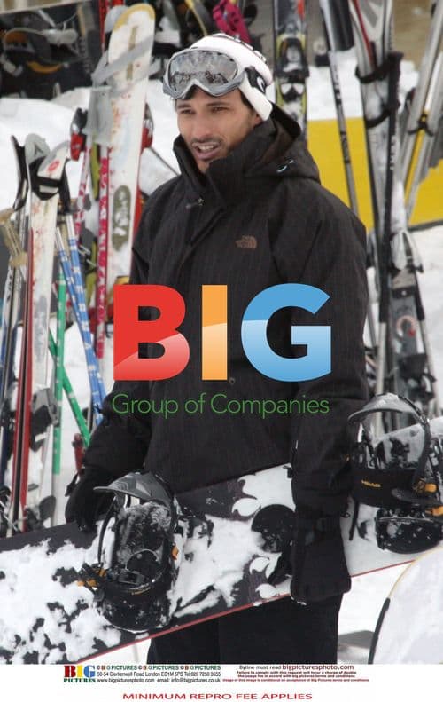 Kylie Minogue and Andres Velencoso on Ski Trip