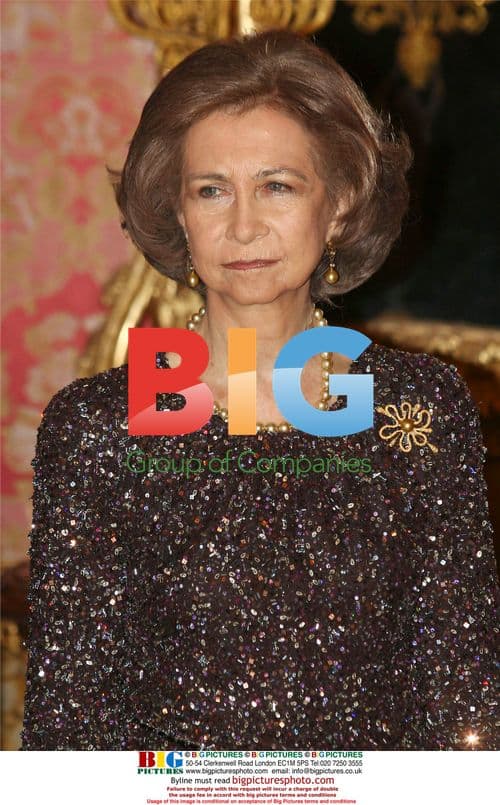 Spanish Royal family at Diplomatic Corps