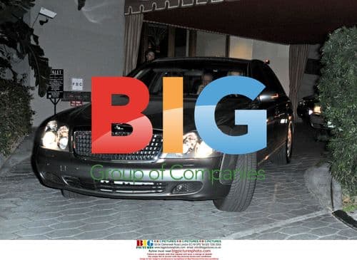 Ronnie Wood and friends dine at Sunset Tower Hotel