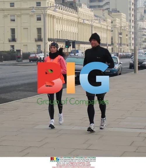 Katie Price and Peter Andre Marathon Training