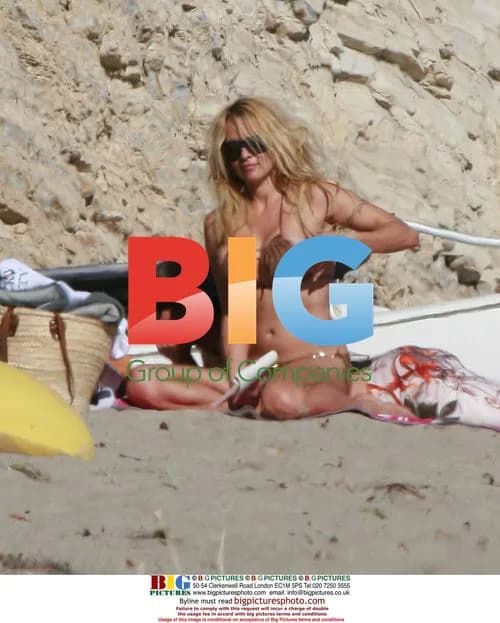 Pamela Anderson's Beach Day