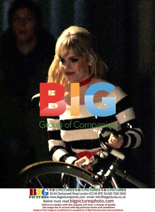 Duffy shoots diet coke commercial