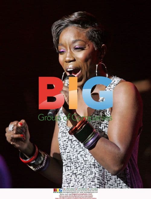 Estelle performs as part of John Legend's tour