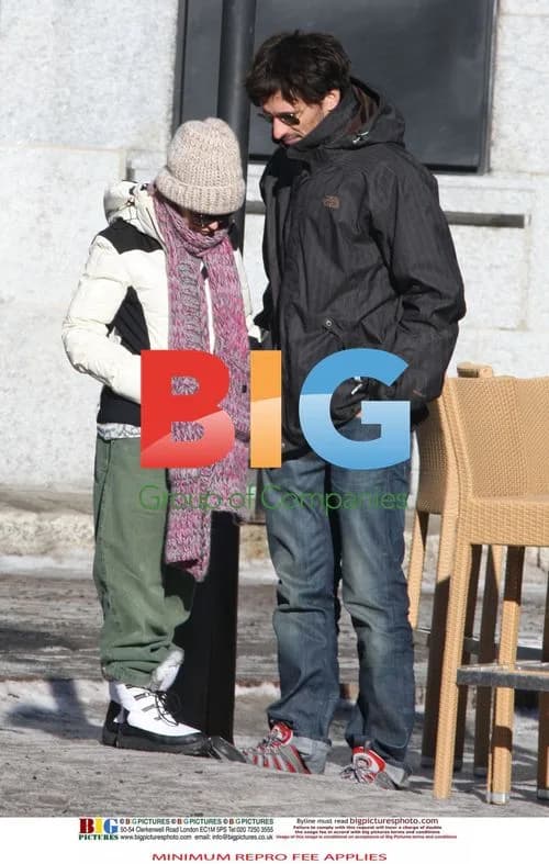 Kylie Minogue and Andres Velencoso in French Alps