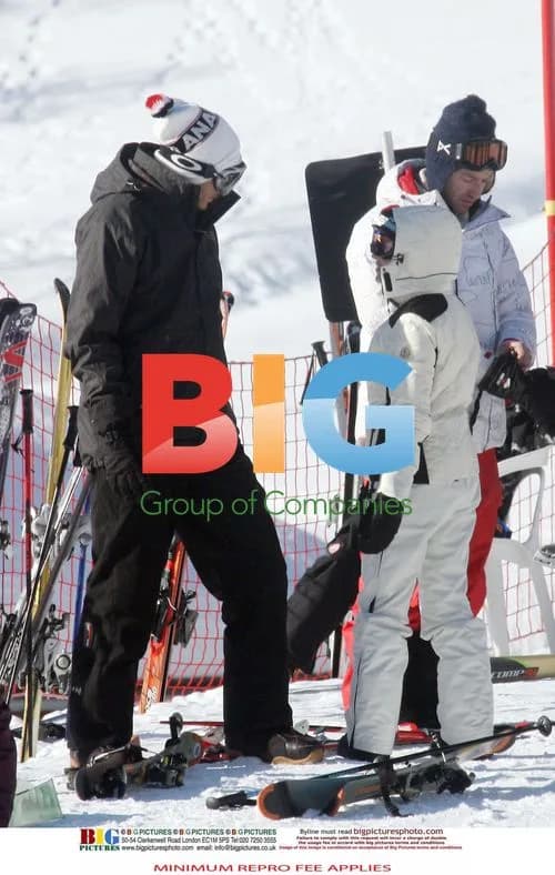 Kylie Minogue and Boyfriend in French Alps