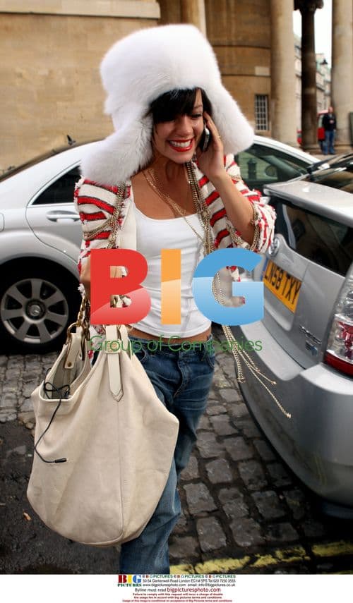 Lily Allen Leaving Radio2 in London