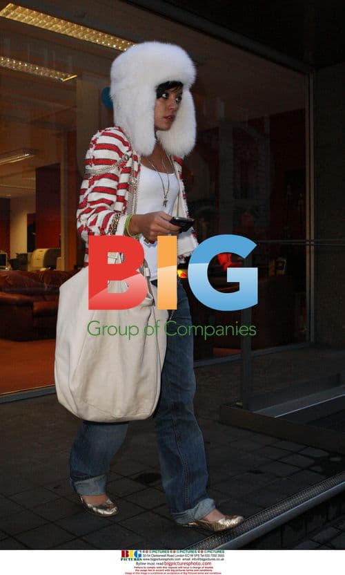 Lily Allen at USP content offices