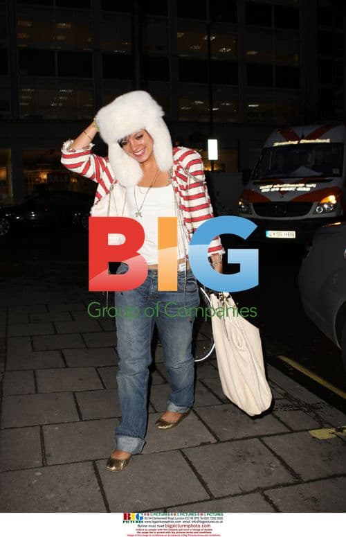 Lily Allen Working at USP Content Offices