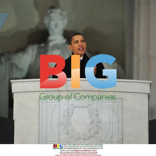 Obama at Lincoln Memorial