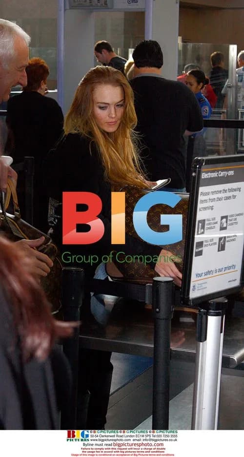Lindsay Lohan at LAX airport