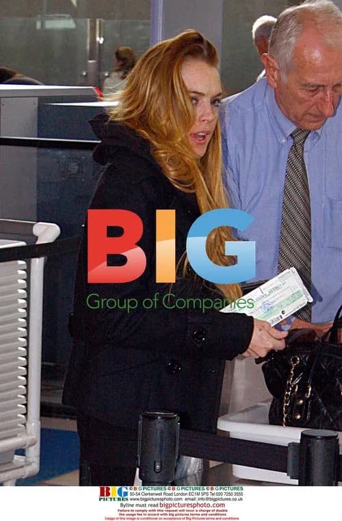 Lindsay Lohan at LAX Airport