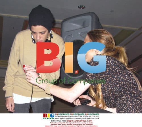 Lohan and Ronson at DC Event