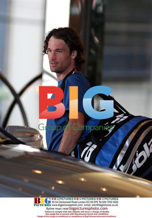 Carlos Moya Arrives at Crown Casino