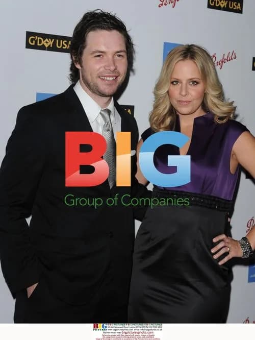 Michael Johns and Wife at G'Day USA Gala