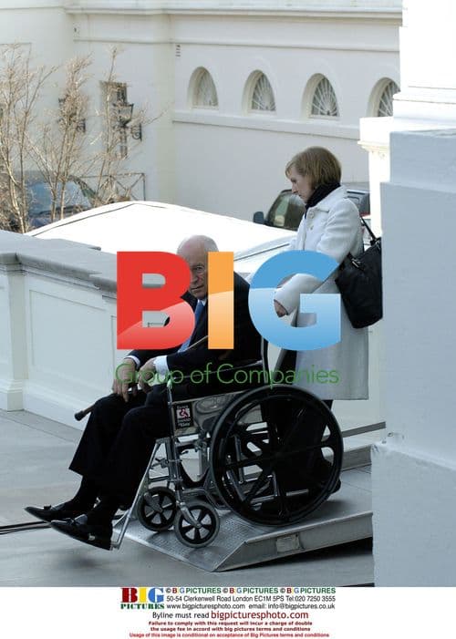 Cheney Departs White House for Inauguration