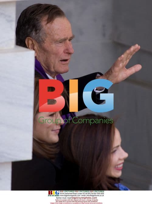 George H.W. Bush at Obama inauguration