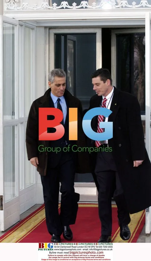 Rahm Emanuel Escorted to Obama Inauguration
