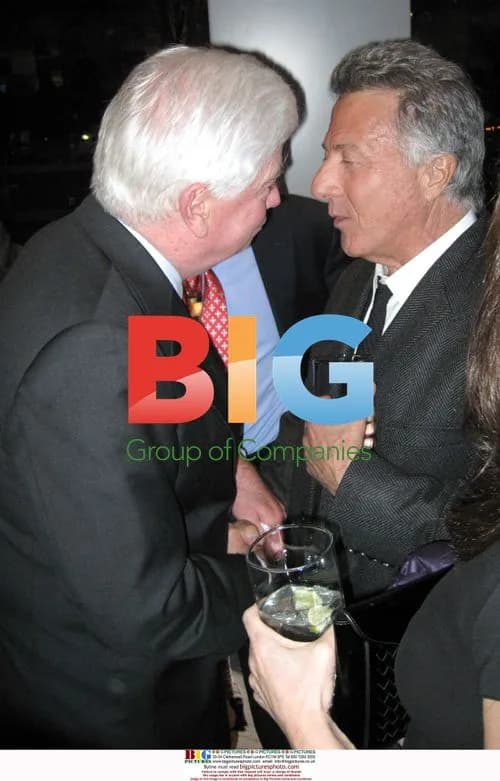 U.S. Senator and Dustin Hoffman at Huffington Post Pre-Inauguration