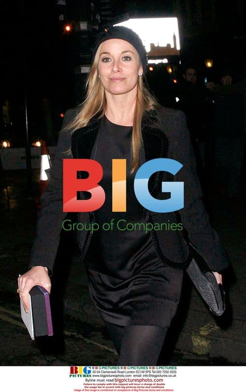 Tamzin Outhwaite leaves the Ivy in London