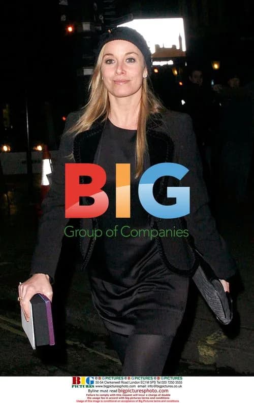Tamzin Outhwaite leaves the Ivy in London