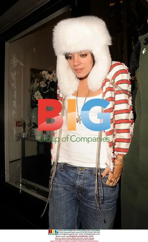 Lily Allen leaves the Ivy Club in London